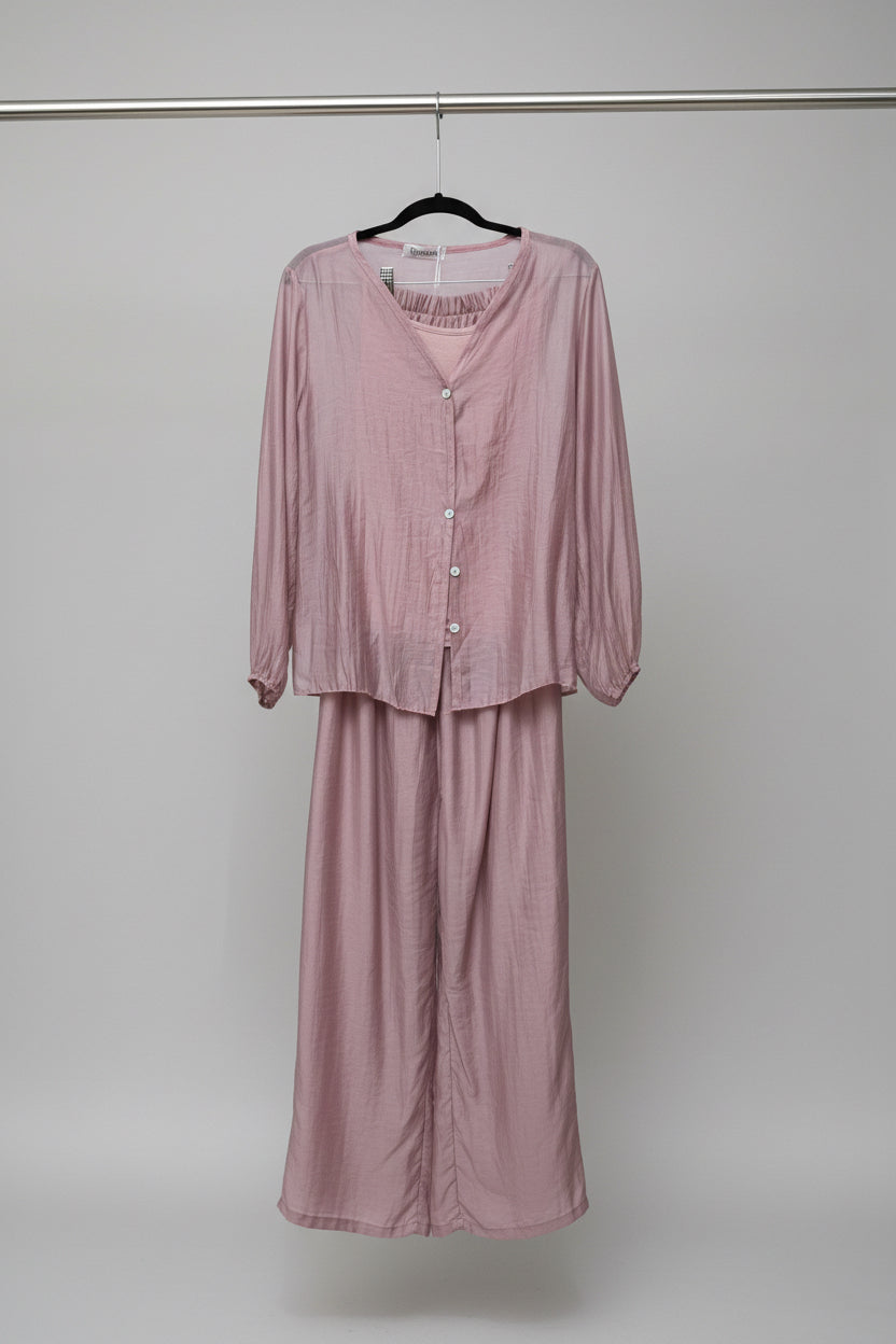 Conjunto Rosa Serena