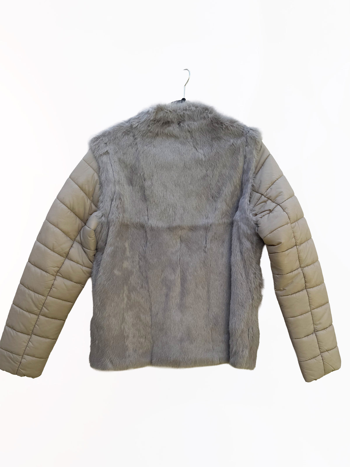 Chamarra color arena con chaleco fox