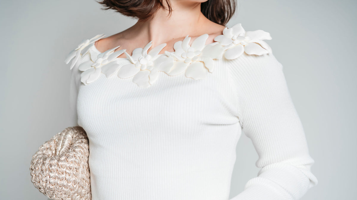 Blusa flores planas