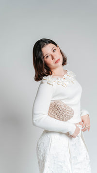 Blusa flores planas