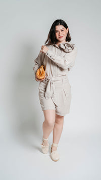 Conjunto lino manga larga