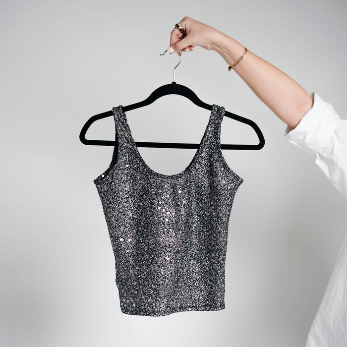 Blusa tirantes brillos