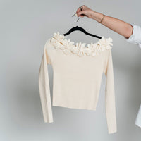 Blusa flores planas
