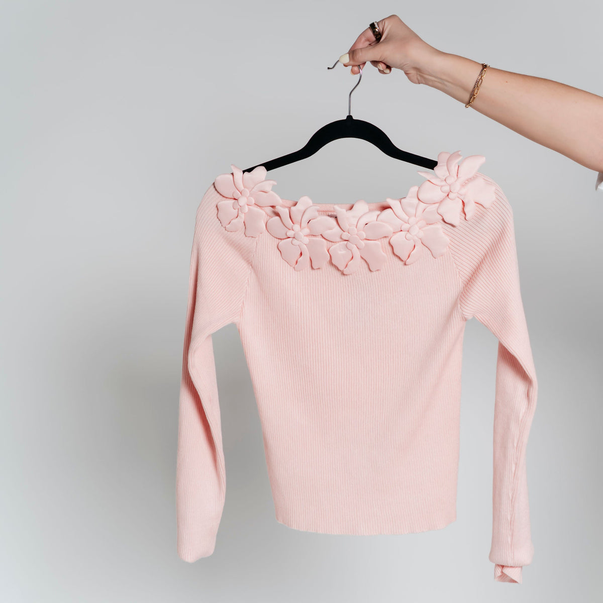 Blusa flores planas