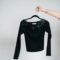 Blusa flores planas