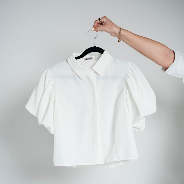 Blusa mangas globo