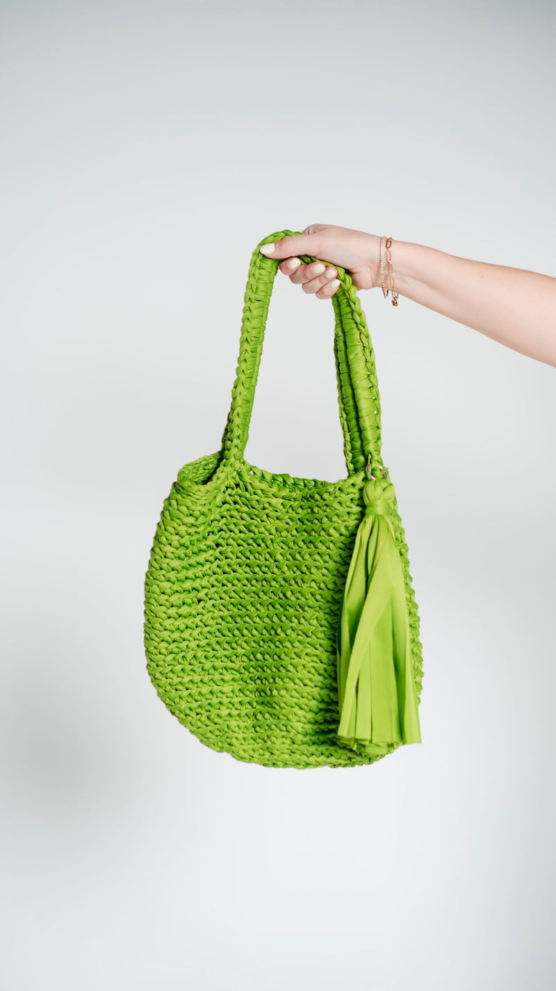 Bolsa playera tejida