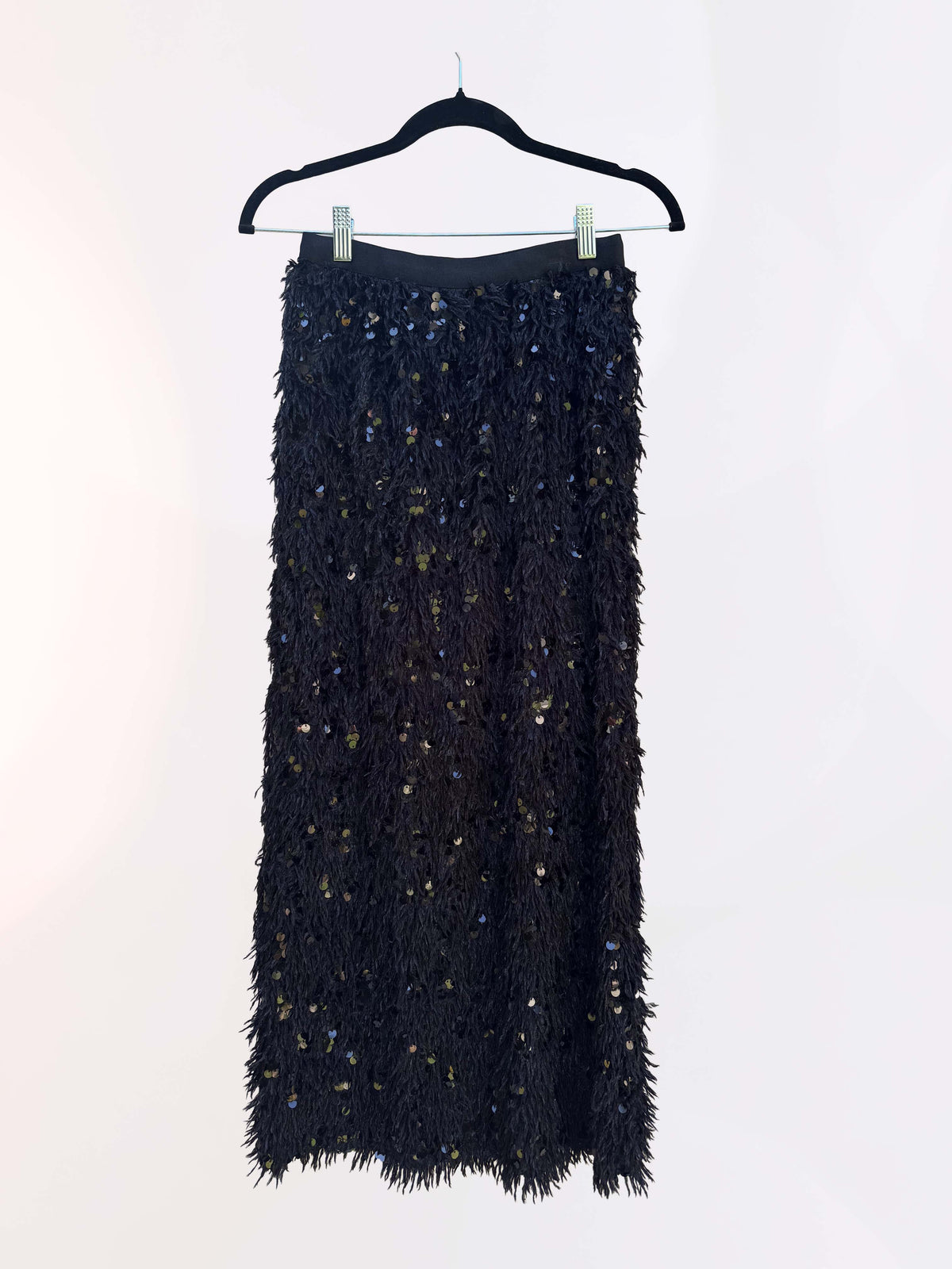 Falda faux feathers