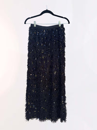 Falda faux feathers