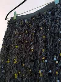 Falda faux feathers