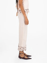Pantalón rosa con polka dots