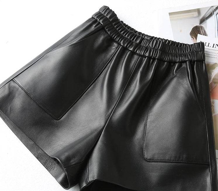 Short piel de cordero