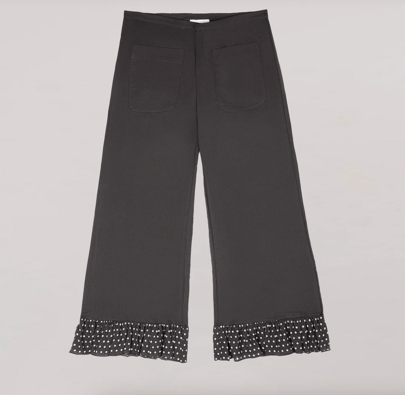 Pantalón lunares blancos