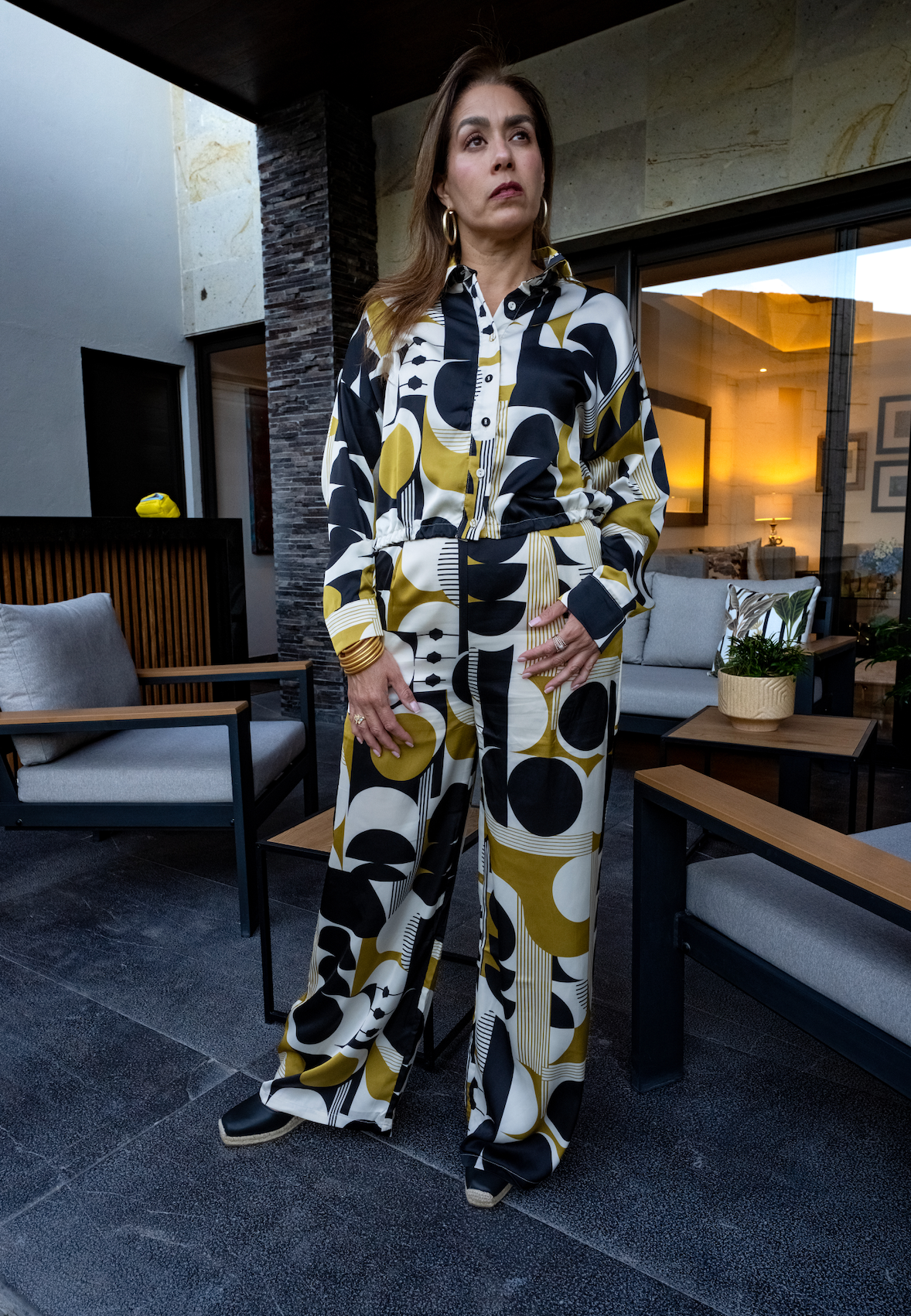 Conjunto seda círculos