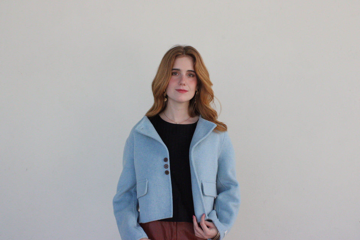 Abrigo Cashemere Azul