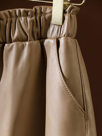 Short con cintura de resorte fruncido